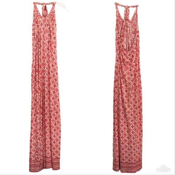 Joie Ikat Print Maxi Dress Halter Dress - Picture 2 of 8